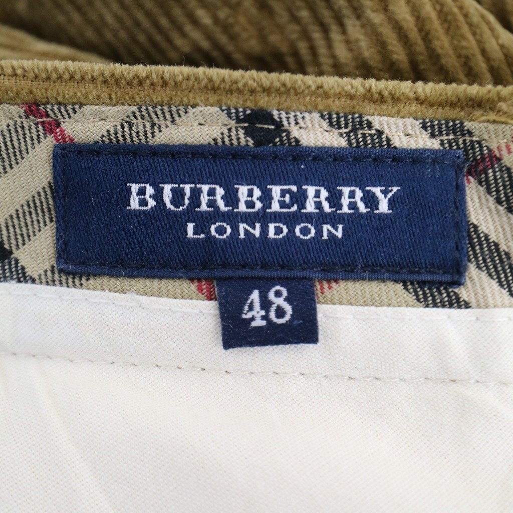 BURBERRY バーバリー コーデュロイ パンツ 大きいサイズ ブラウン (メンズ 48) O4573 /1円スタート_画像6