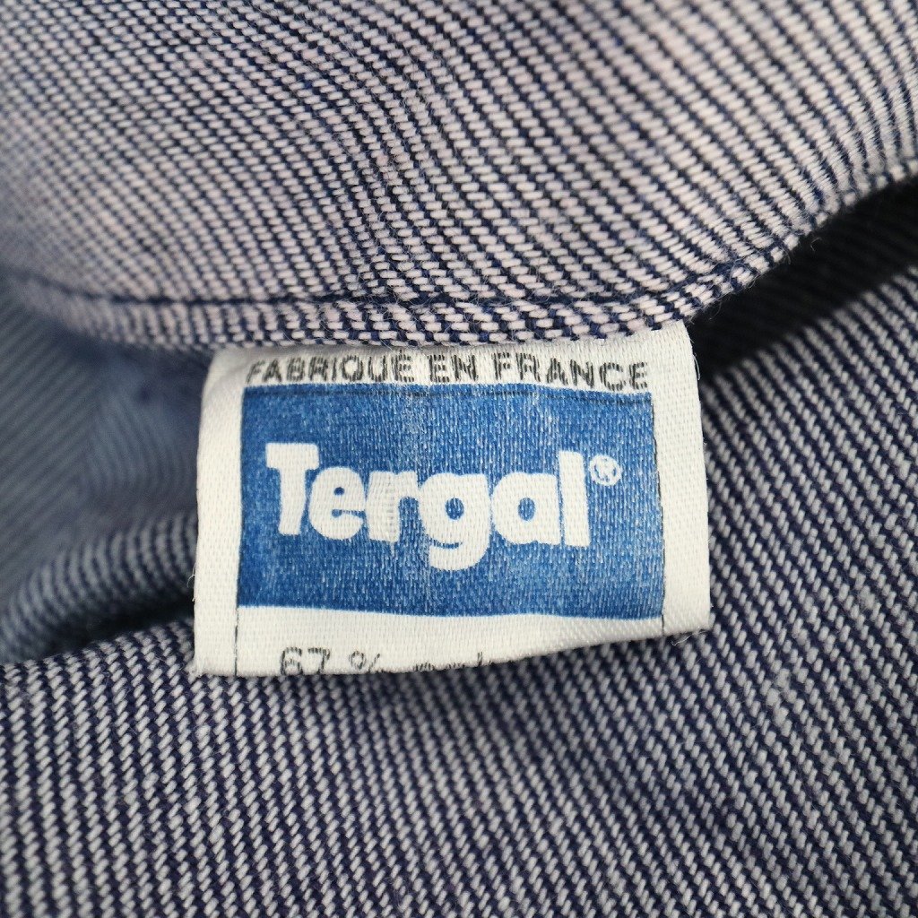 Tergal スイングトップ ユーロ ヨーロッパ古着 インディゴ ブルー (メンズ M相当) O4712 /1円スタート_画像5