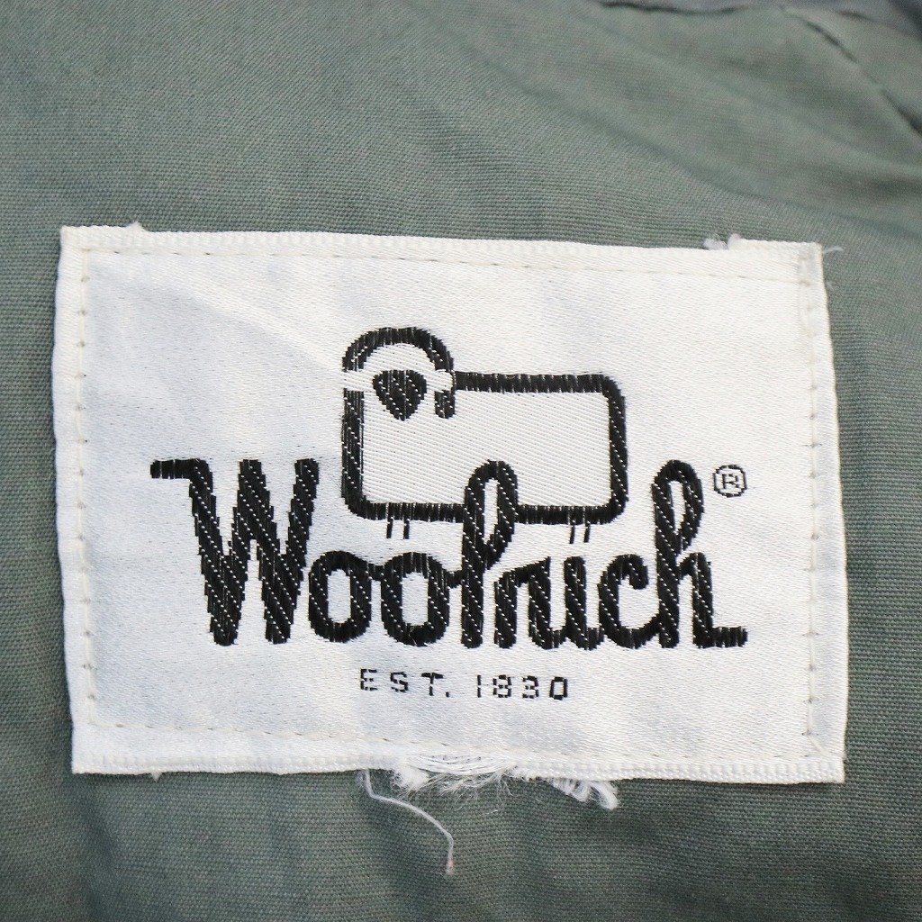 70年代 WOOLRICH ウールリッチ 中綿ジャケット 防寒 白タグ グレー (メンズ L相当) O5239 /1円スタート_画像9