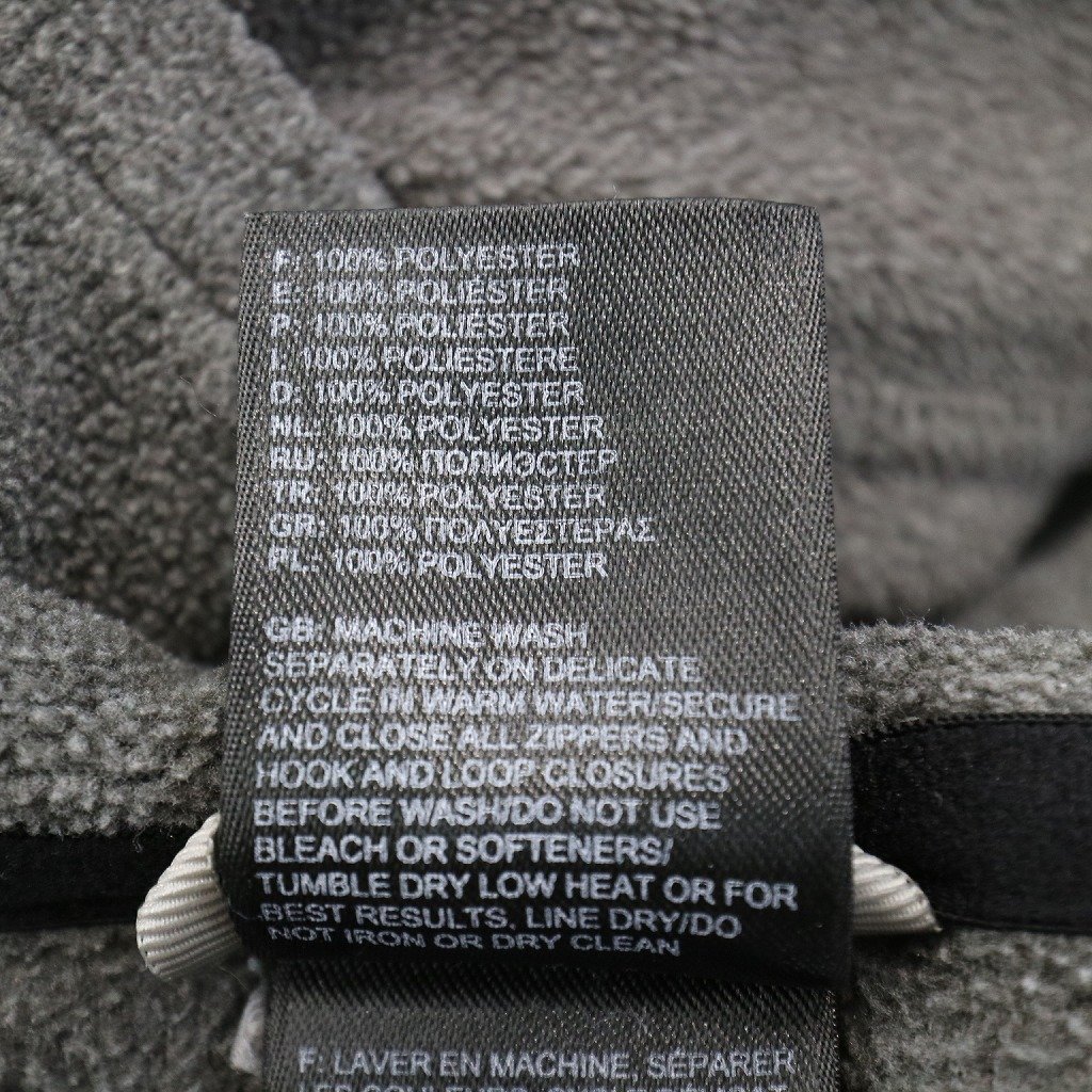 THE NORTH FACE ノースフェイス ハーフジップフリースジャケット 刺繍 アウトドア ロゴ グレー(レディース S) O7192 /1円スタート_画像5