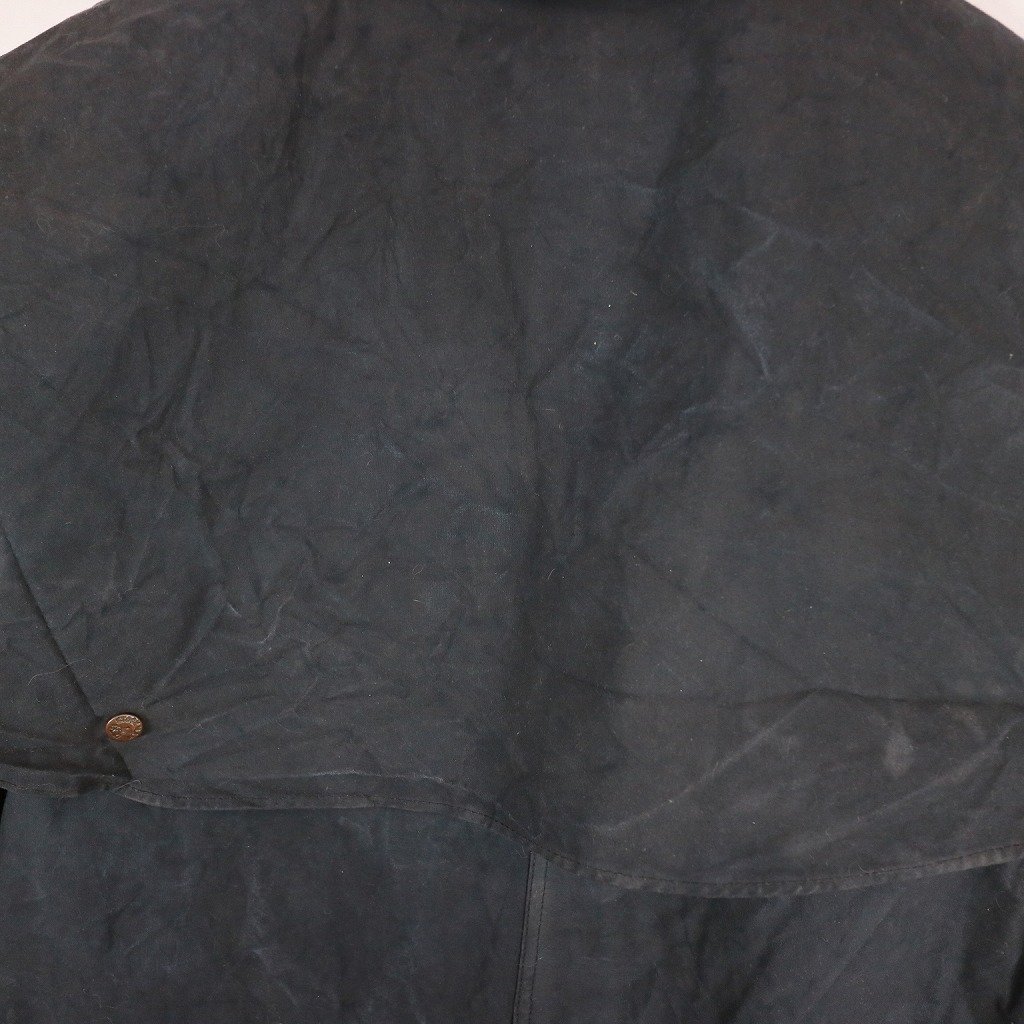 STOCKMAN オイルドコート コート ユーロ ヨーロッパ古着 ブラック (メンズ 5-M) O8197 /1円スタート_画像3