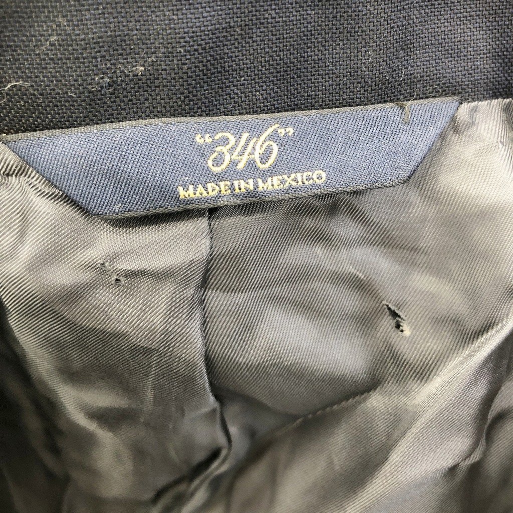 2000年代～ Brooks Brothers ブルックスブラザーズ テーラードジャケット 紺ブレ アイビー ネイビー (メンズ 42L) O8352 /1円スタート_画像10