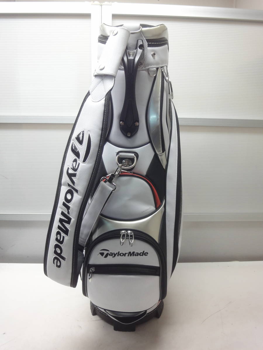 ★TaylorMade SY545★TM CORE キャディバッグ3★9.5型★ホワイト/シルバー★TOUR PREFERRED★テーラーメイド★レプリカ★ゴルフバッグ★_画像4