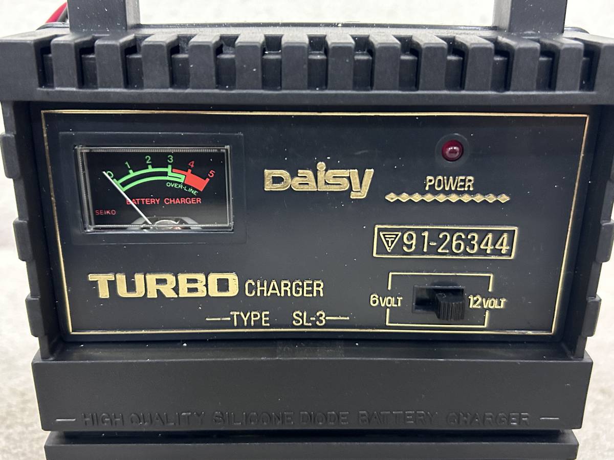 M-4802 【同梱不可】980円～ 現状品　Daisy　TURBO CHARGER　TYPE SL-3　高性能小型充電器　バッテリーチャージャー　通電OK　_画像4