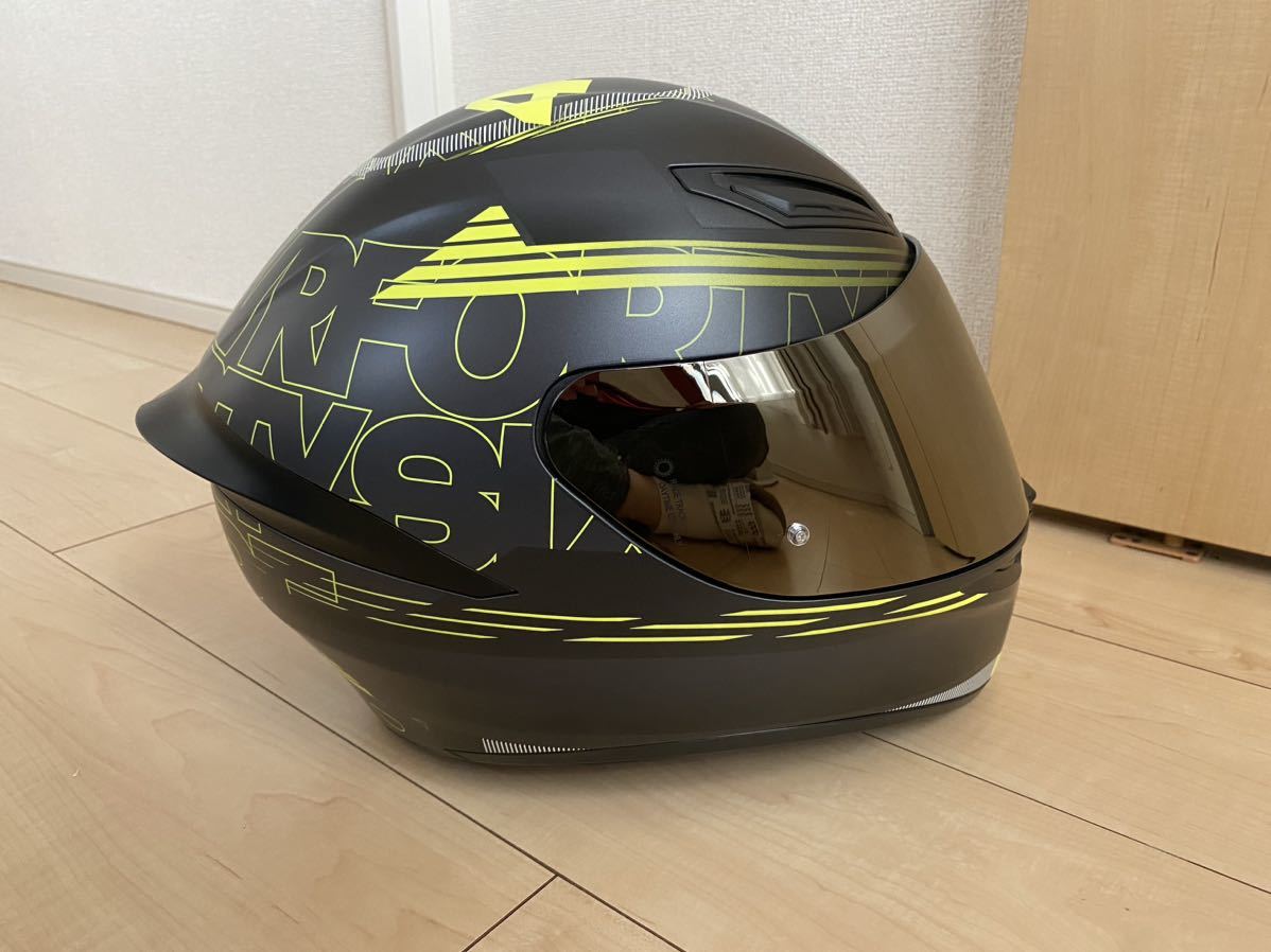 AGV K1 TRACK 46 フルフェイス ヘルメット ミラーシールド PINLOCK ピンロック付 XL 美品_画像3