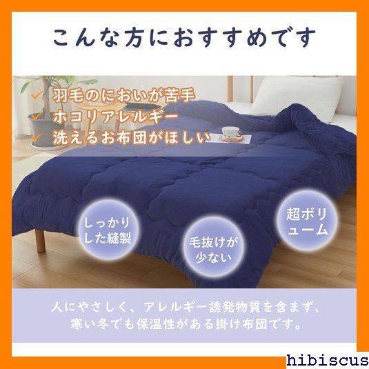 全品送料無料♪ セミダブル Housecover 冬用 蓄熱 ボリュー 抗菌防 ニ ふわふわ 布団 肌触り 静電防止 洗える 38_画像6