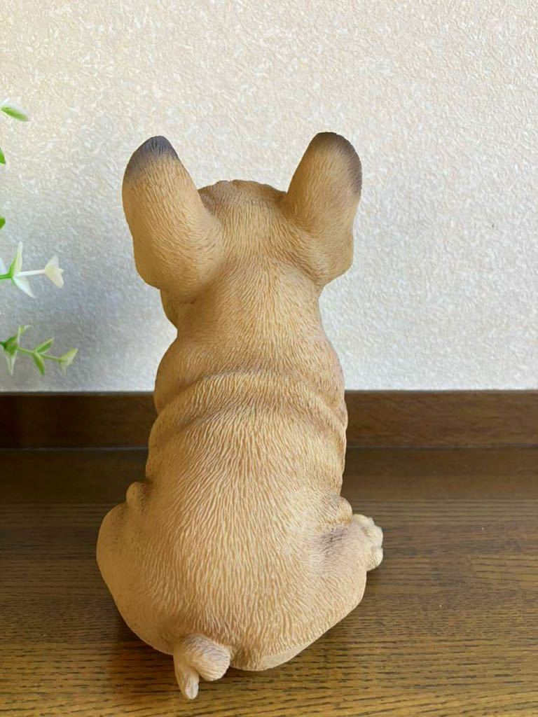 リアルでかわいい犬の置物♪　ミニフレンチブルドッグ　フレブル　座り　ドッグオーナメント_画像5