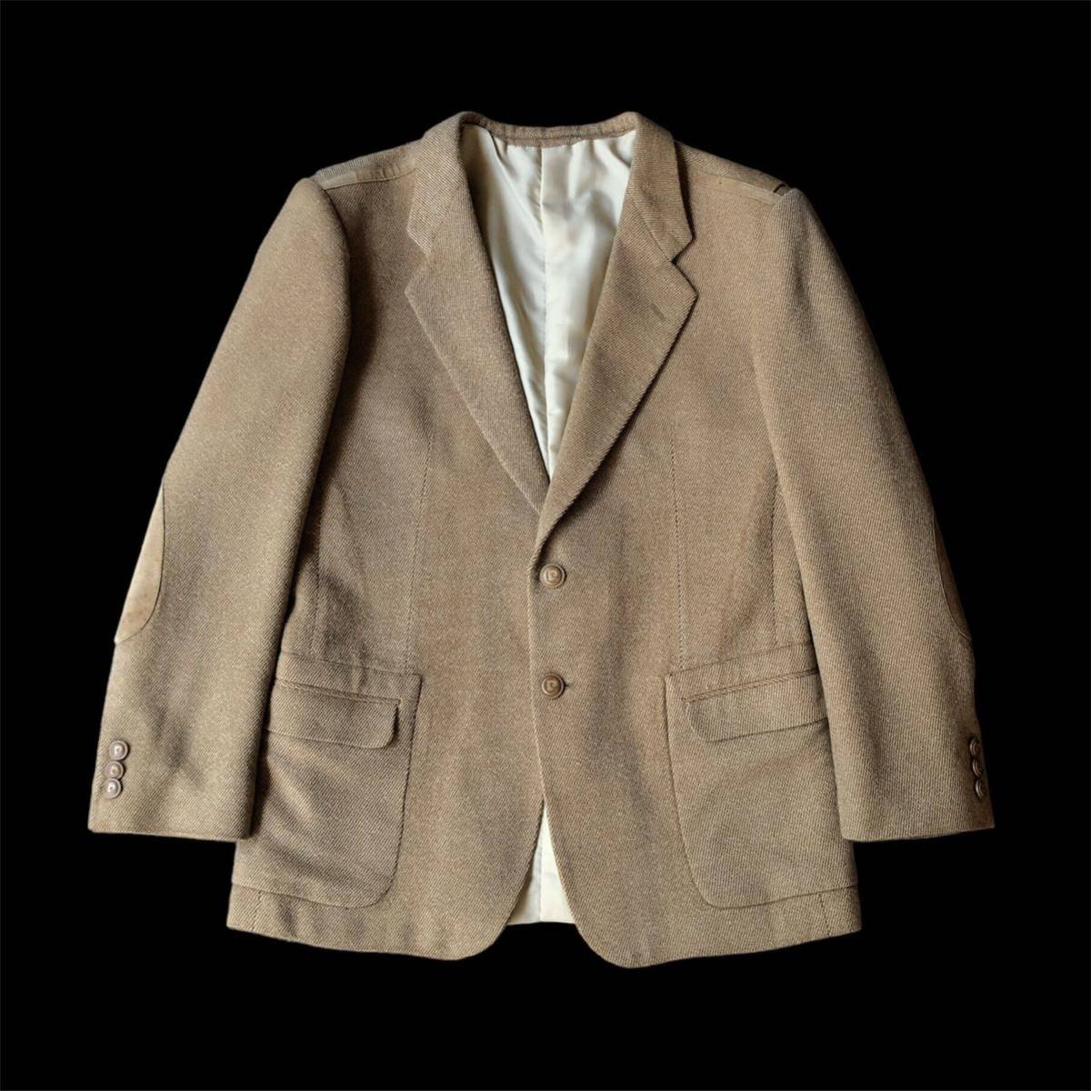 70s〜80s Pierre Cardin Paris 2B Tailored Jacket 70年代 80年代 ピエールカルダン ツイード 2つボタン テーラードジャケット archive_画像1