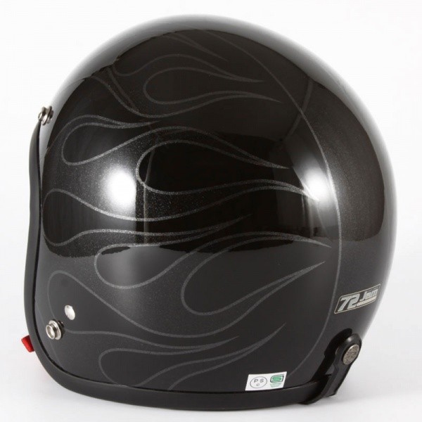 72JAM ジェットヘルメット&シールドセット WEB限定モデル グロスブラック フリーサイズ:57-60cm未満 +開閉式シールド JCBN-02 JJ-16C_画像5