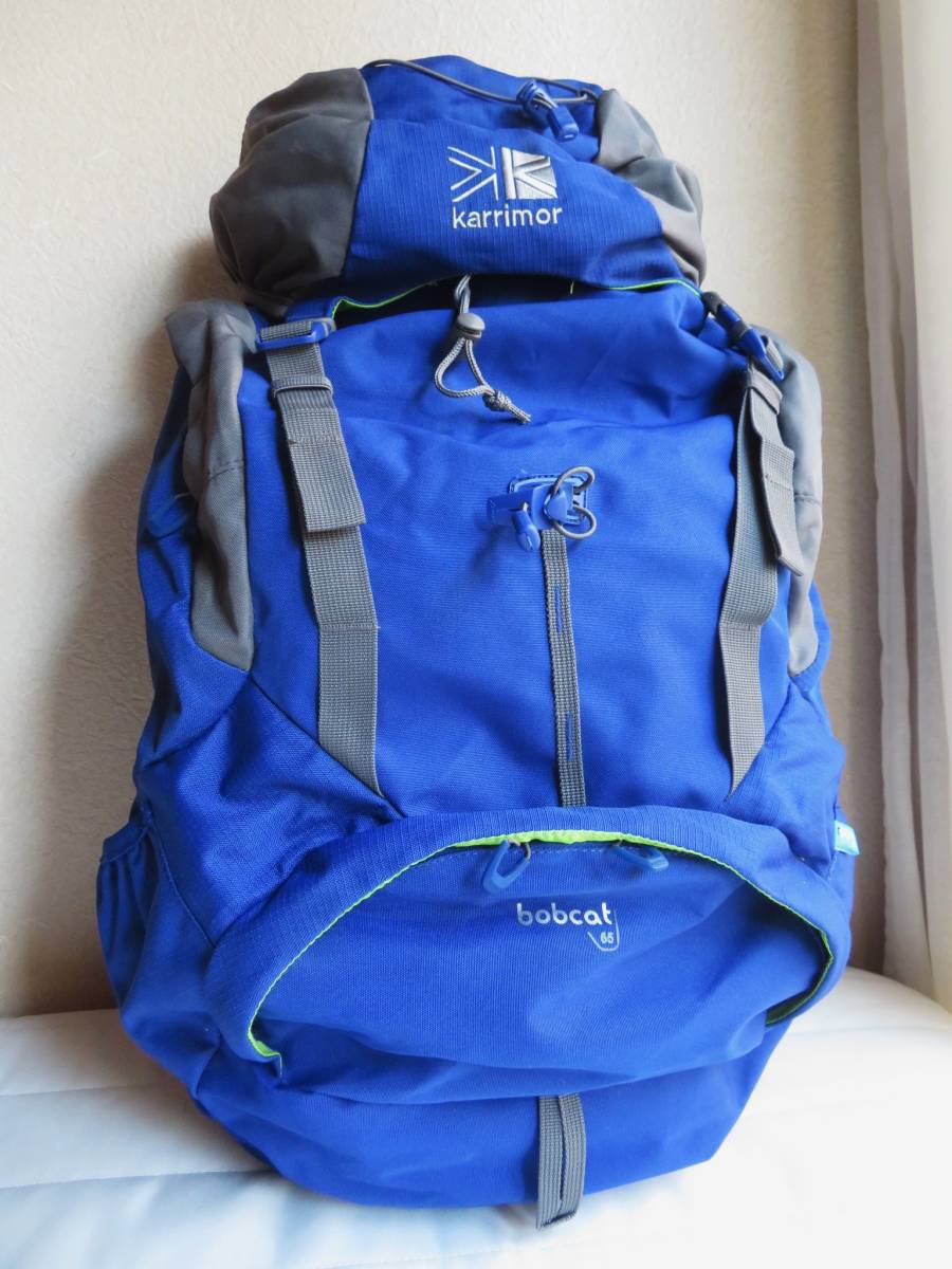 karrimor カリマー 軽量&大型 バックパック bobcat ボブキャット 65 ブルー 青 送料無料