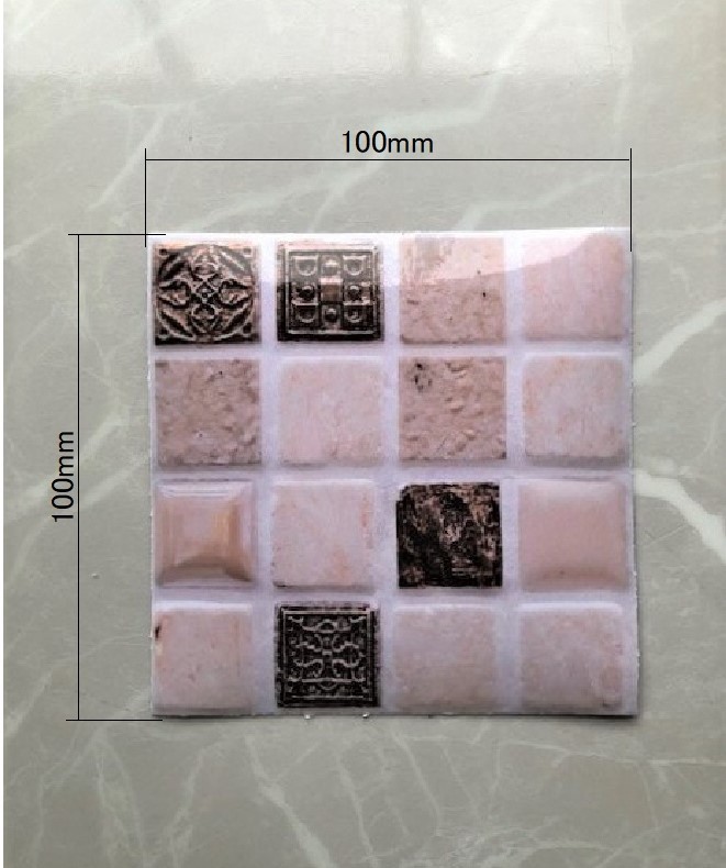 【10cm*10cm*40枚セット】タイルシール　TC-04■PVC製　北欧風　防水　防汚　DIY　壁紙シール　タイルステッカー 貼ってはがせる_画像2
