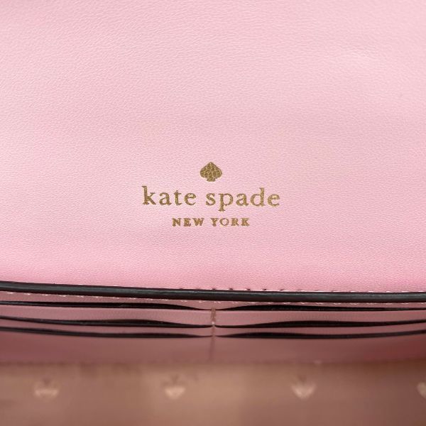 【即決】 ケイトスペード KATE SPADE ショルダー クロスボディ バッグ サフィアーノ 斜め掛け かばん レザー レディース ピンク 新品 同様_画像5