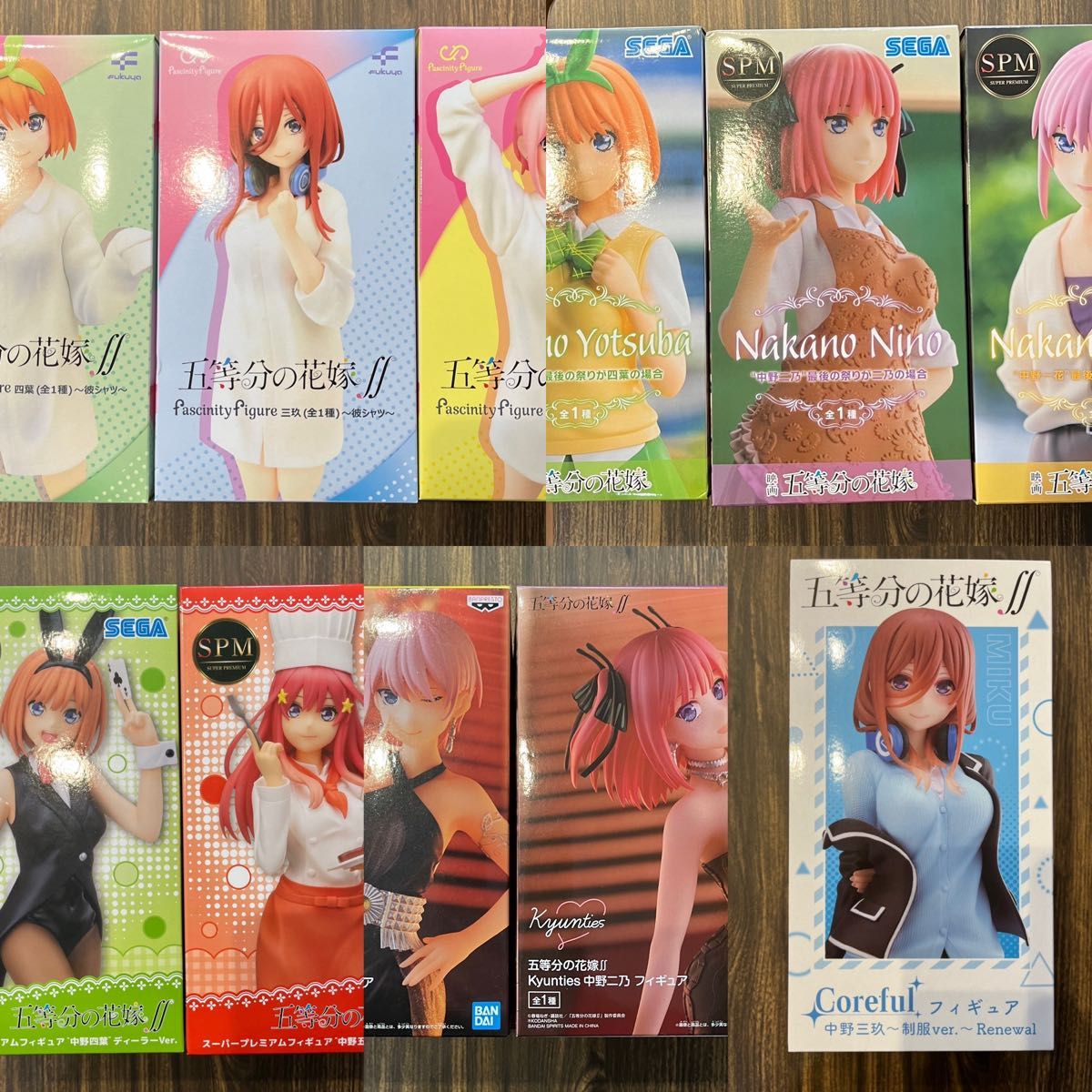 五等分の花嫁 フィギュア まとめ10体セット|Yahoo!フリマ(旧 五等分の花嫁 フィギュア まとめ10体セット|Yahoo!フリマ(旧