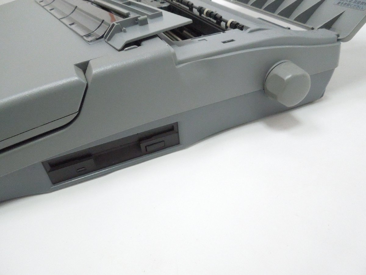 ‡0748 SHARP ワープロ 書院 WD-C20 日本語 カラー液晶 シャープ 通電確認済 キー反応確認済 元箱付き_画像8