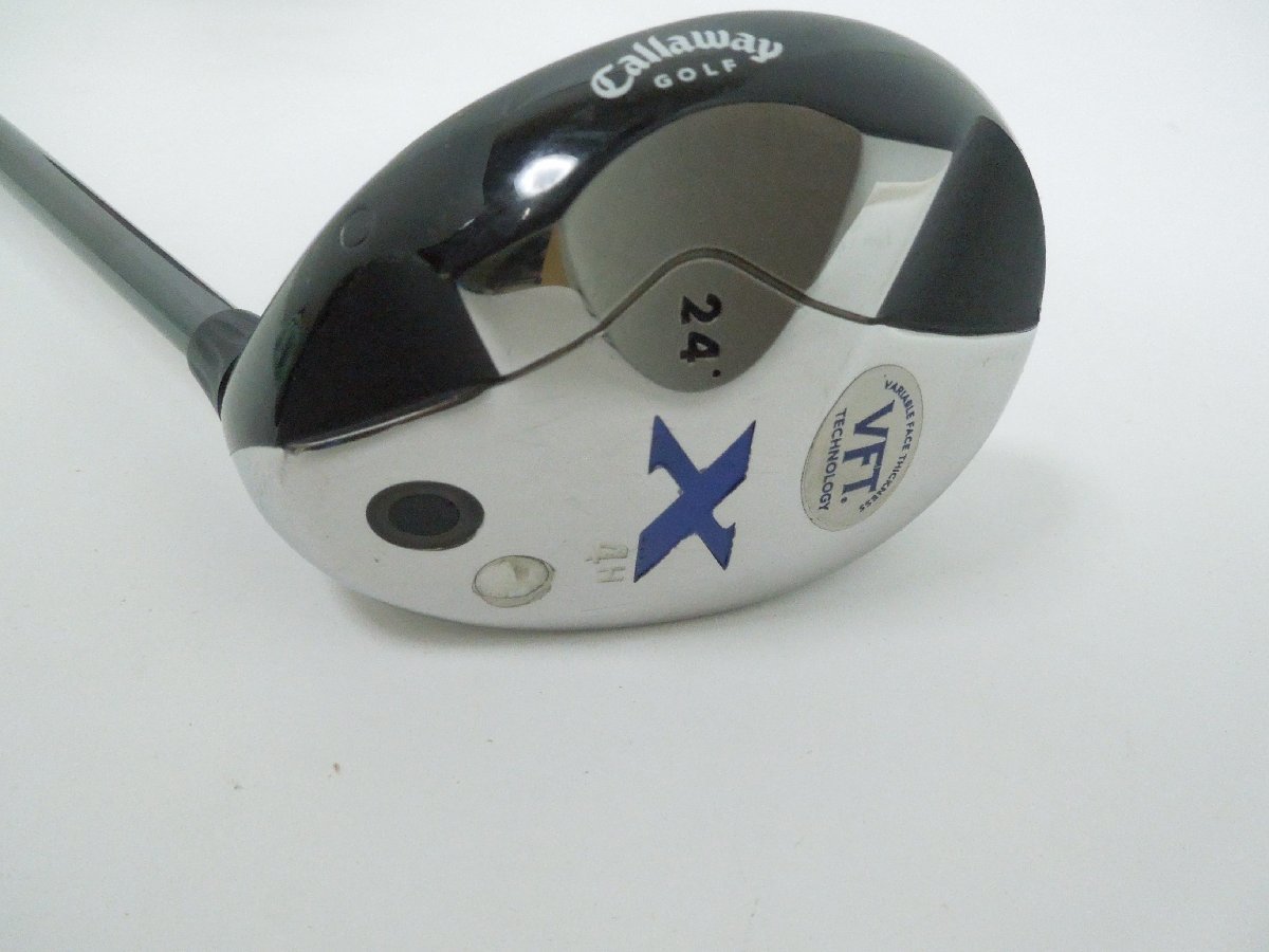 ‡0189 ユーティリティウッド Callaway Xシリーズ 60H 硬さ: R 番手:4H ロフト角度24 ゴルフクラブ キャロウェイ ヘッドカバー付_画像5