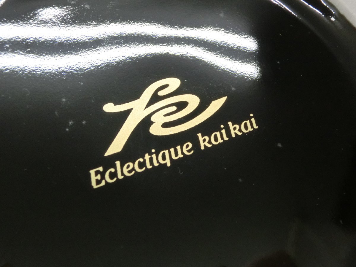 ‡ 0213 【未使用品】 Eclectique kai kai エクレクティック カイカイ 美濃焼 パテルナの風 菓子鉢 盛鉢 金彩 直径約22㎝ 破損の傷み無_画像7