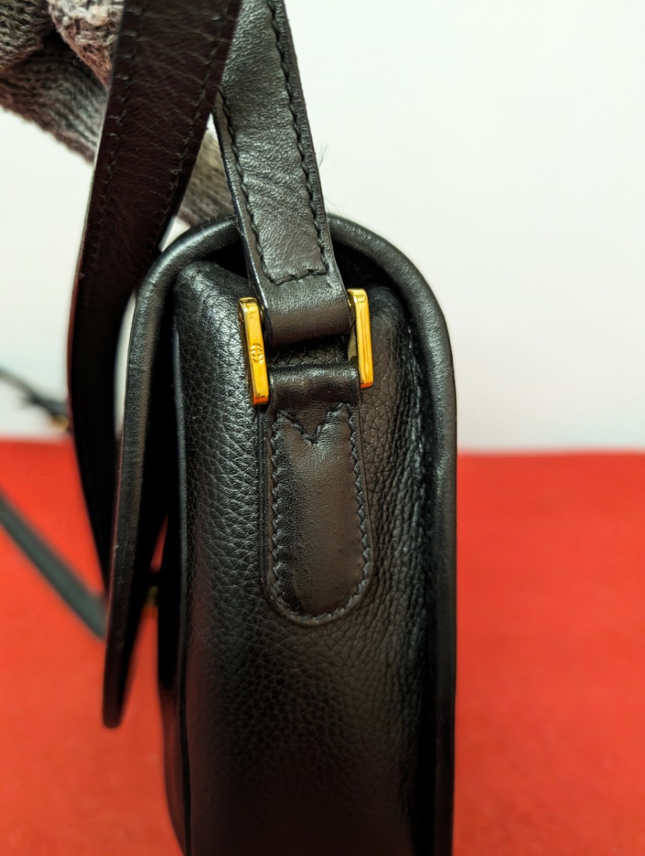 美品 極上 gucci シェリーライン レザーショルダーバッグ ポシェット