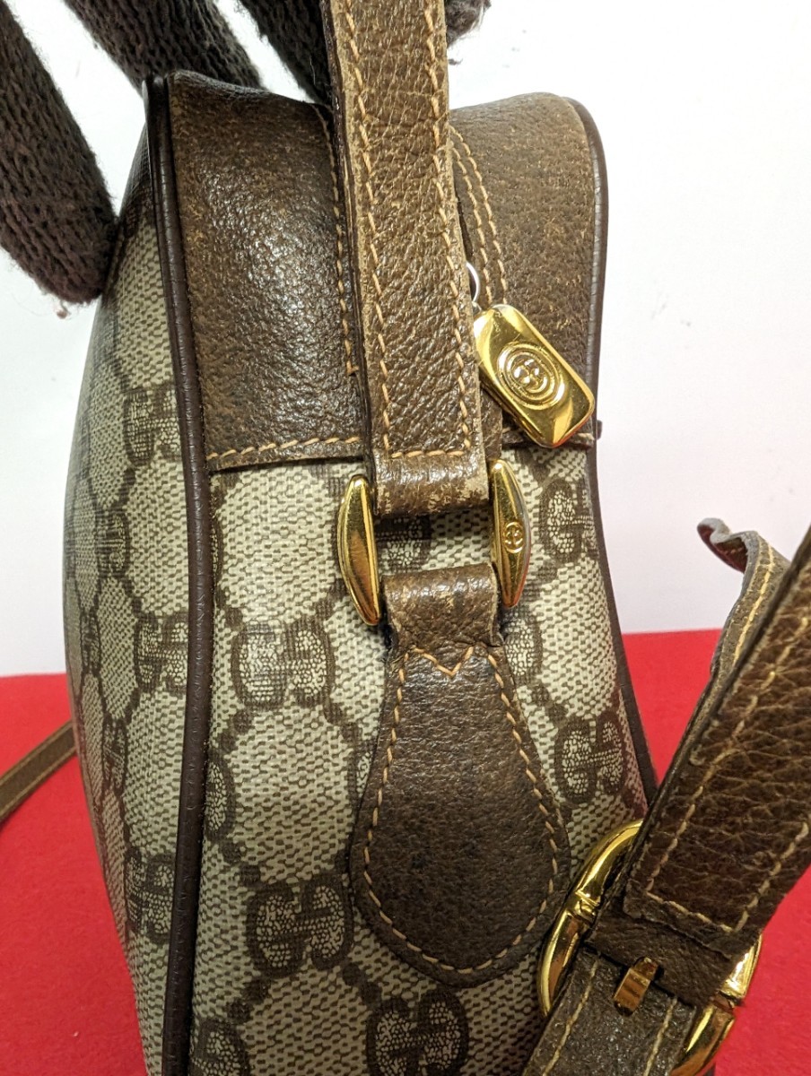 美品 極上！Gucci シェリーライン ショルダーバッグ オールドグッチ 人気_画像5