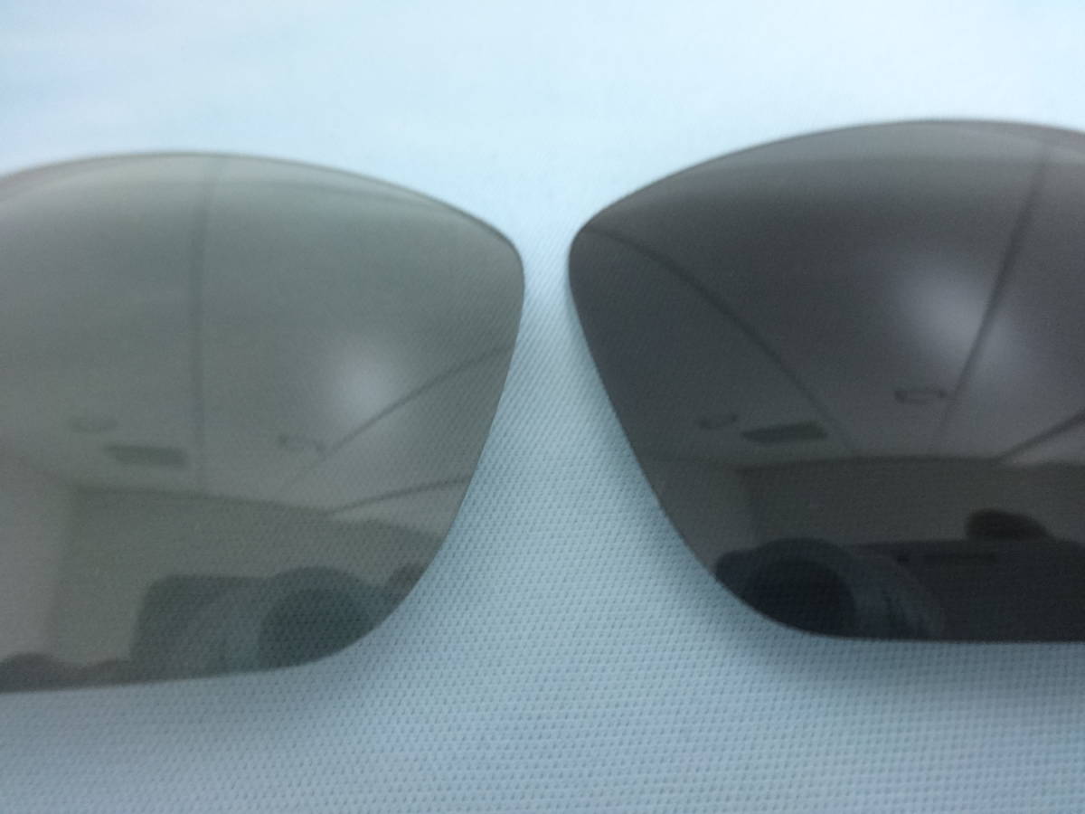 3点限り超処分価格！ フラックジャケット 用 偏光・調光レンズ Replacement Lenses Oakley FLAK JACKET Polarized - Grey Photochromic _紫外線で変色します。（サンプル画像）