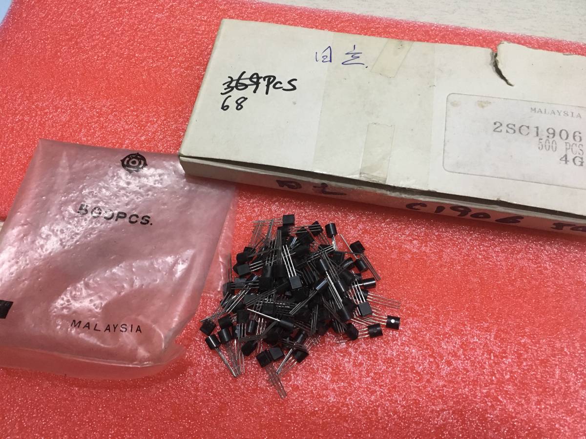 [ postage included ] genuine article boxed Hitachi 2SC1906 transistor 100 piece set stock limit 