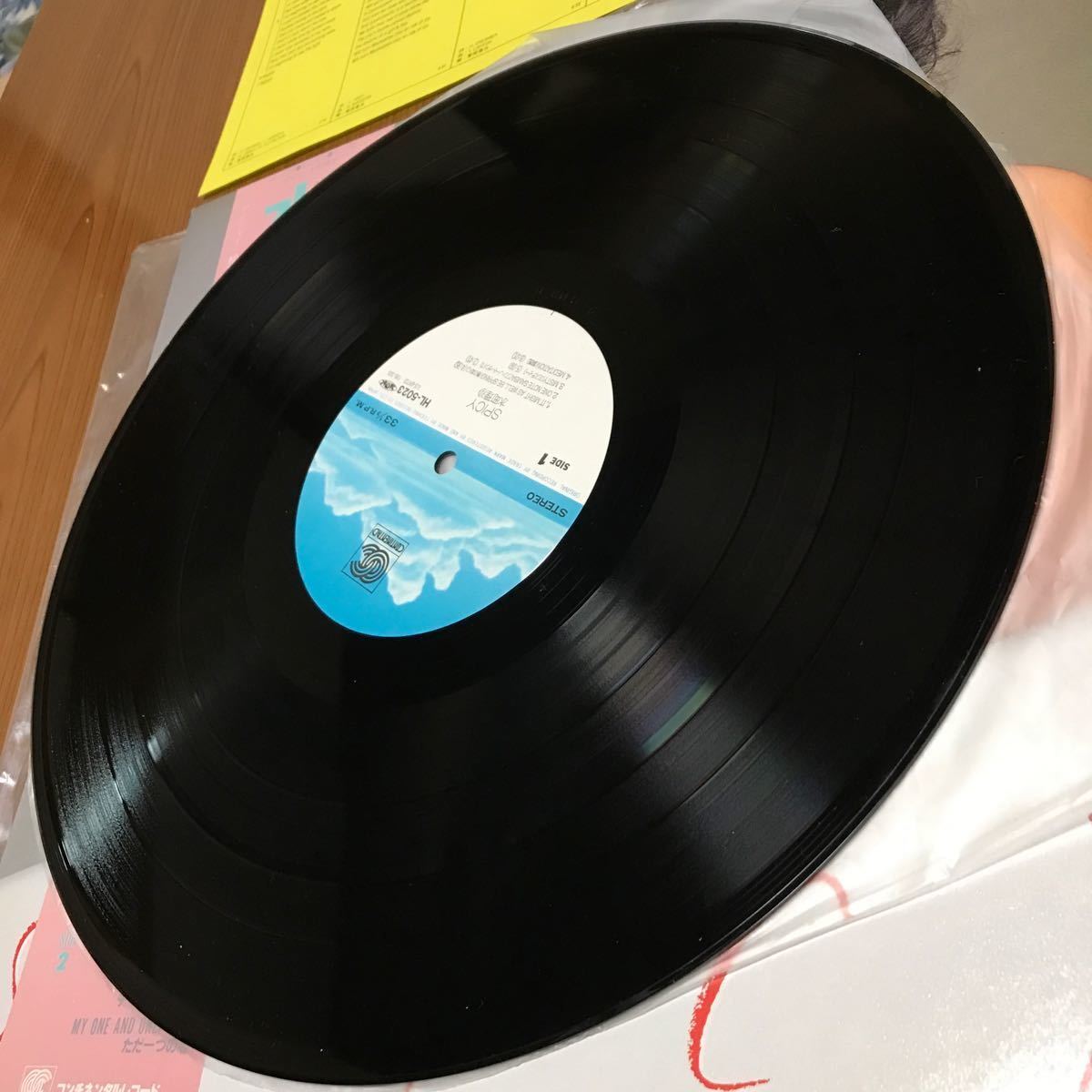 美盤 LP 水町理沙 SPICY 昭和 和ジャズ HL-5023 レコード コレクション 帯付_画像4