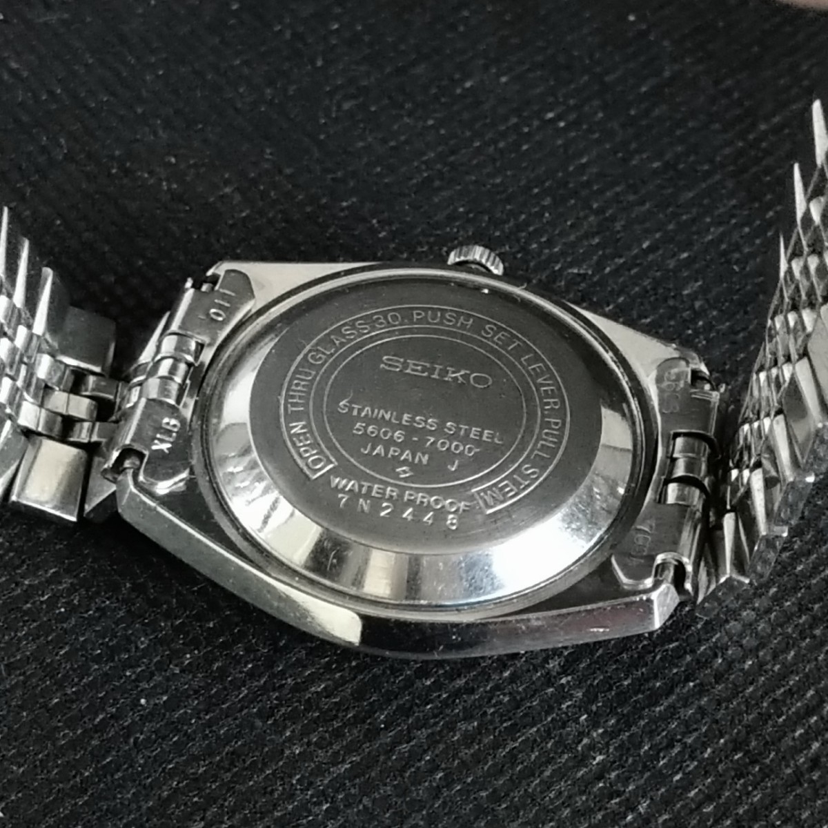 【動作良好】激レア1967年製造SEIKO セイコーロードマチック 5606-7000送料無料_画像8