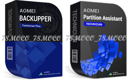 【台数制限なし】 - AOMEI Backupper Technician Plus 7.3.2 + AOMEI Partition Assistant Professional 10.2 Windows版_画像1
