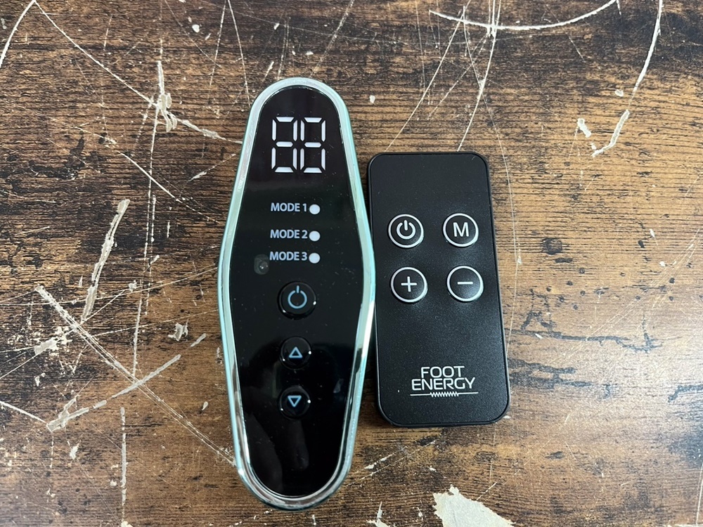 フットマッサージャー フットエナジー FOOT ENERGY 動作確認済み リモコン付 健康器具 マッサージ器 足裏　YX0084_画像4