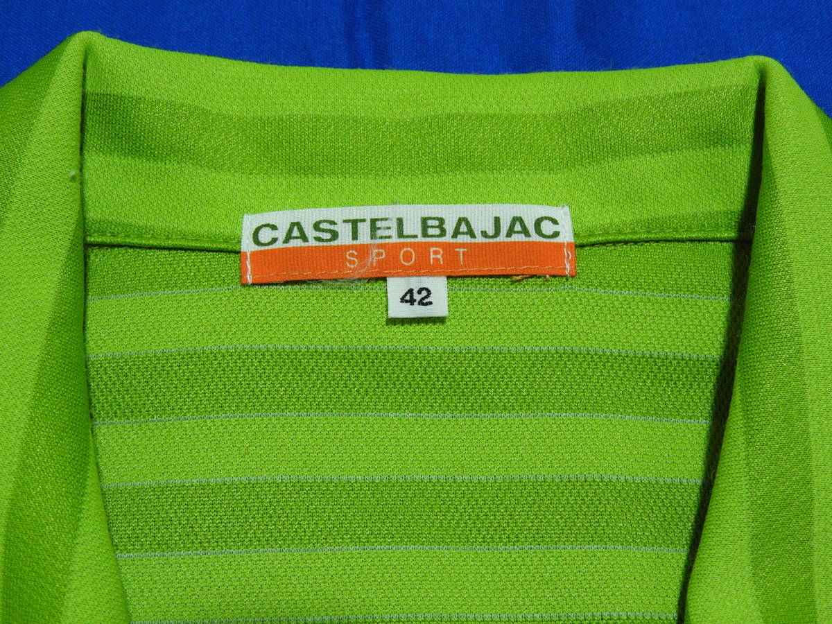 *[ не использовался ] Castelbajac дамский Sara прохладный рубашка-поло с длинным рукавом * блуза (42|L размер )*