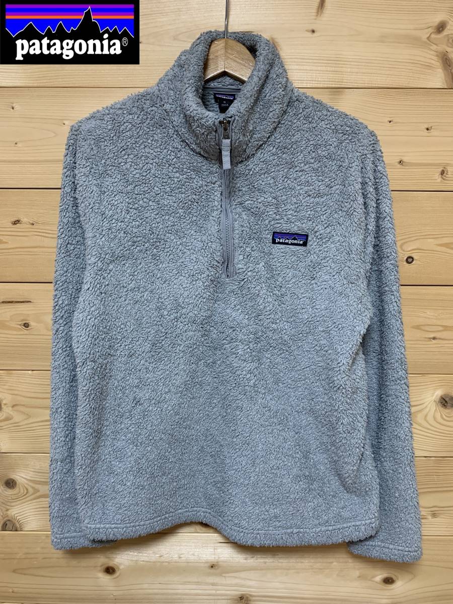 入手困難品★美中古・ Patagonia パタゴニア★　ボアハーフジップ　GRY　サイズM_画像1