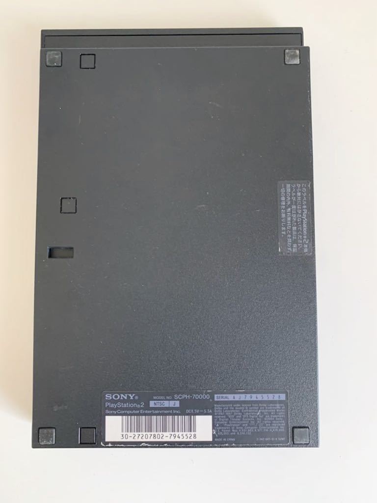 SONY PS2 SCPH-70000 プレステ2 本体一式　INVAVO　HDMI接続コンバーター付_画像2