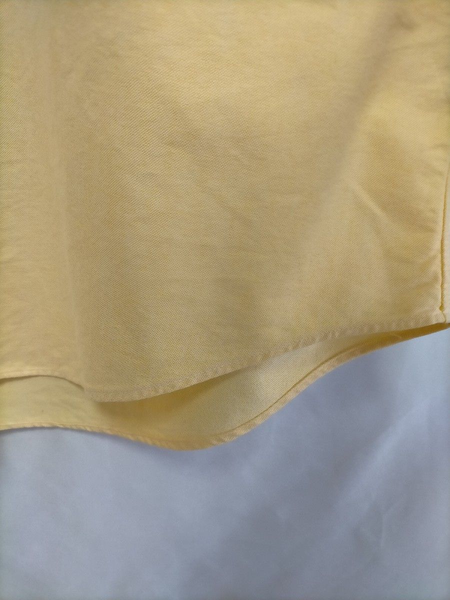 ラルフローレン 長袖BDシャツ41-84レモンイエローカラーポニー