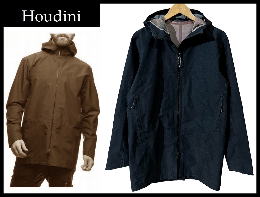 送無 希少 現状渡し Houdini フーディニ 16AW sherlock coat Cargo 2.5L シャーロック コート マウンテン シェル ジャケット パーカー XS_画像1