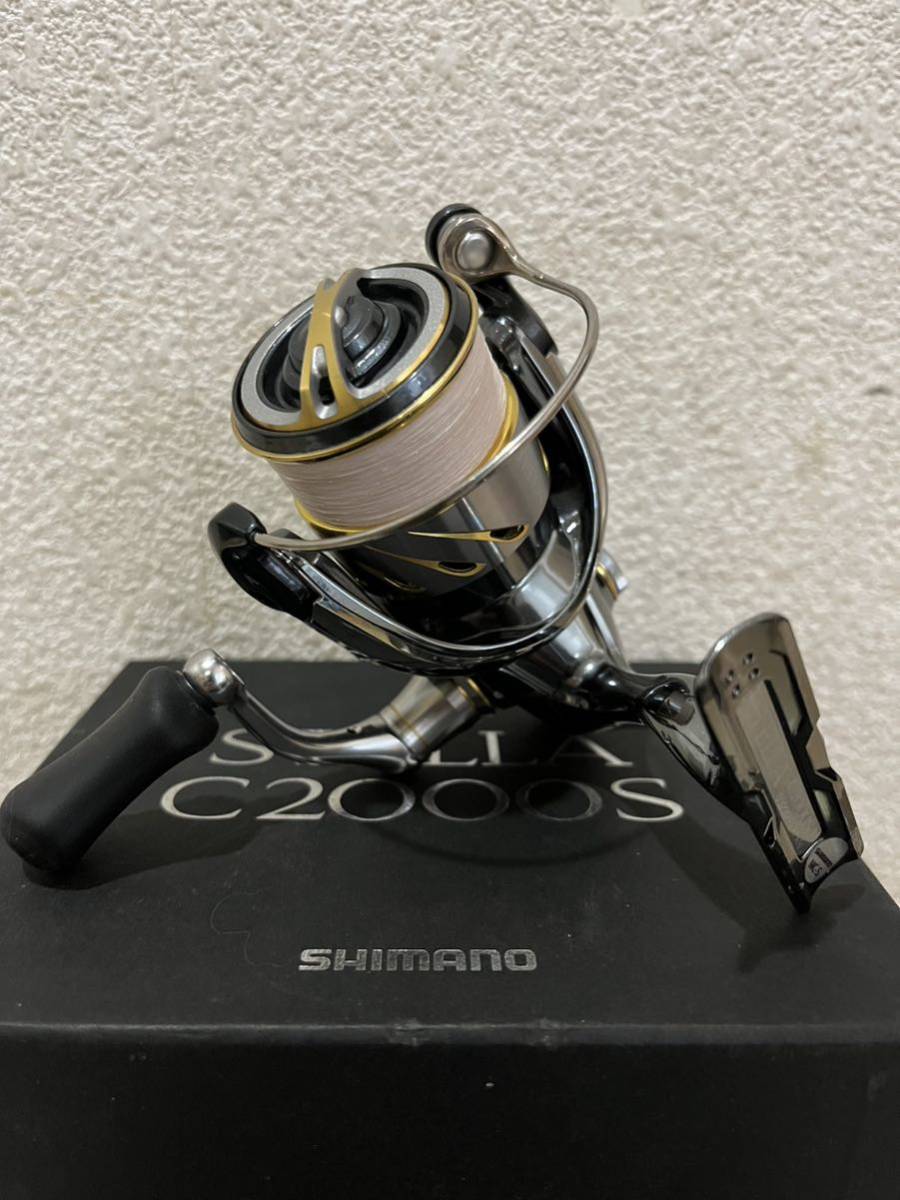 【中古】SHIMANO 14 ステラ C2000S 箱・ソフトケース・説明書付 メバリング アジング_画像1