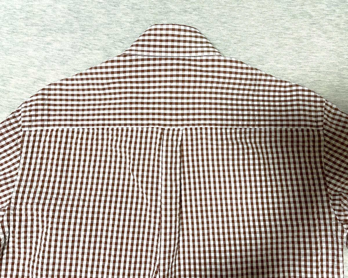 BEAMS F by Y.Akamine 別注 シアサッカー ギンガム チェック BEAMS F by Y.Akamine 別注 シアサッカー ギンガム チェック