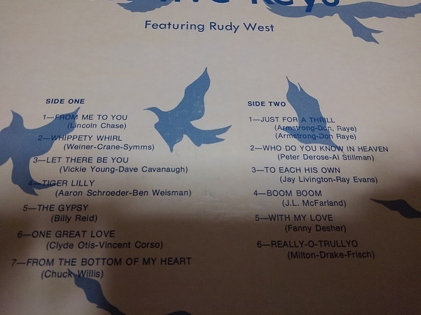 ▲　ファイブ キーズ　LPレコード　【　The Best Of the five keys　～Featuring Rudy West vol.5　】　※管理番号 pa2461_画像4