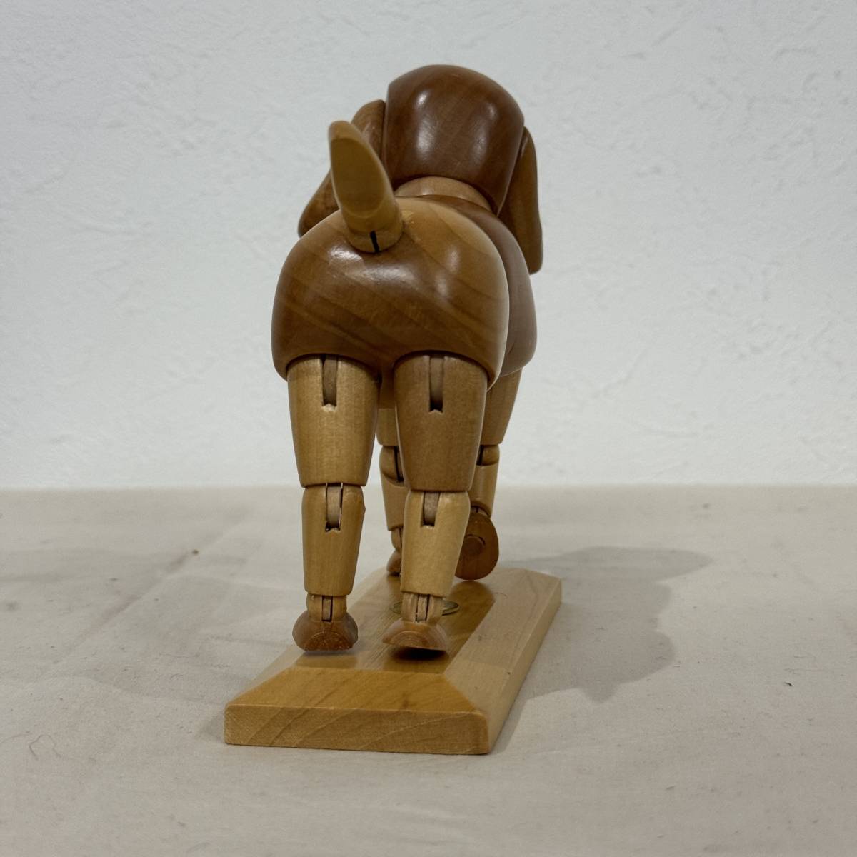 ビンテージ　木製　ウッド　オブジェ　犬　アニマル　動物　アンティーク　インテリア　USA雑貨　231214