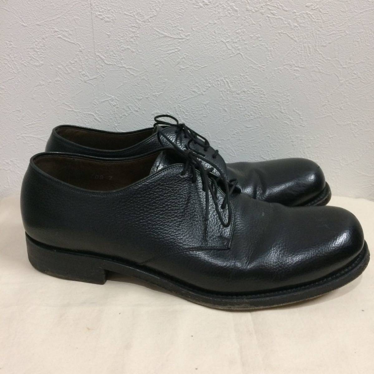  Vintage Jil Sander leather shoes black wrinkle leather Italy made 231222