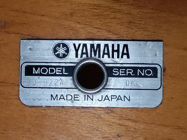YAMAHA YD9000シリーズ BD-922A バスドラム リアルウッド_画像5