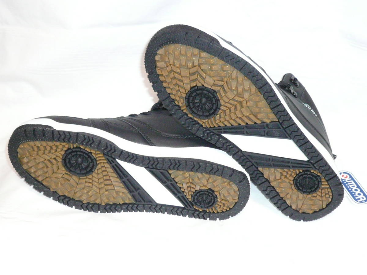 アウトドア ブーツ　#217　25.5センチ　ブラック　　レディース・メンズ 共用　黒　格安で　_滑りにくい底のパターン