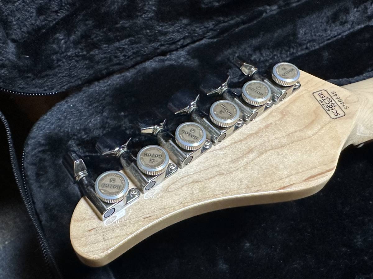 シェクター SCHECTER ストラトタイプ （MOD　/　Sadowsky ピックアップ搭載 / セミハードケース付き）_画像8