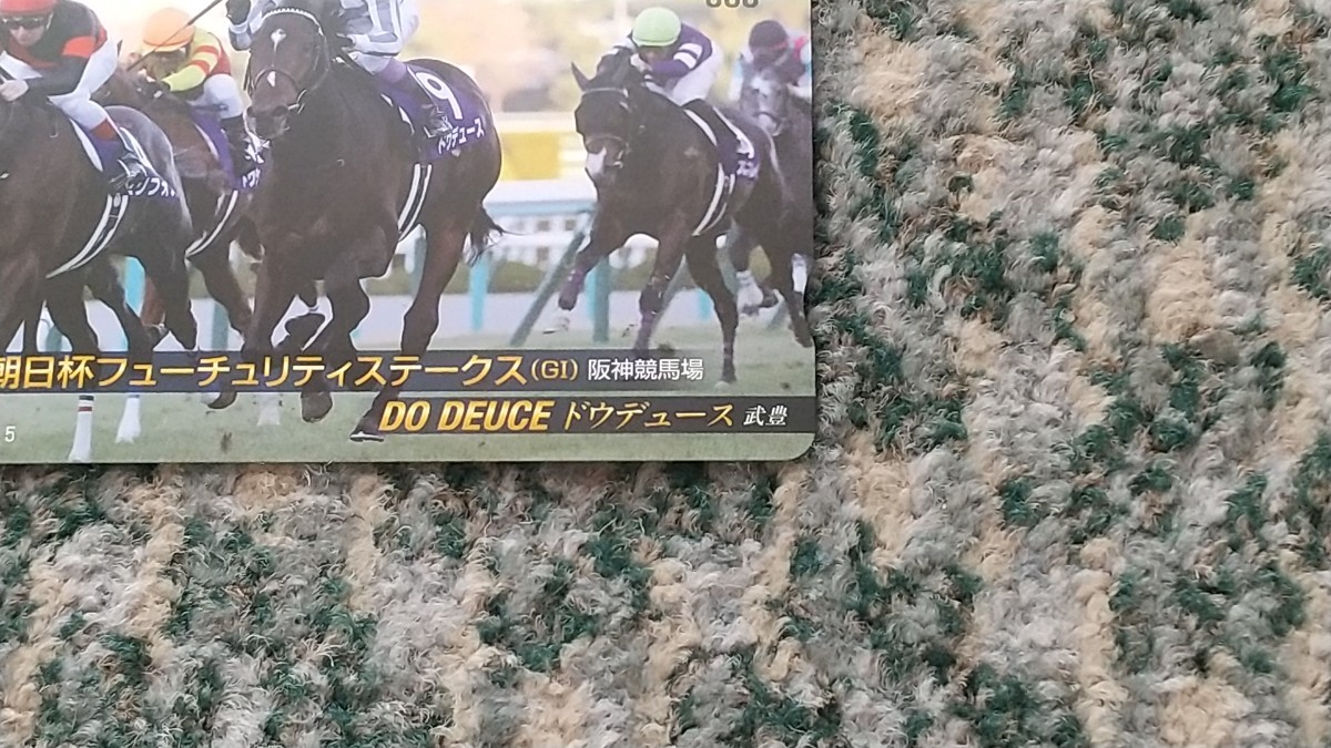 競馬 ドウデュース DO DEUCE 第73回朝日杯フューチュリティステークス（ＧⅠ） 阪神競馬場 ＱＵＯカード クオカード ５００ 【送料無料】_画像8