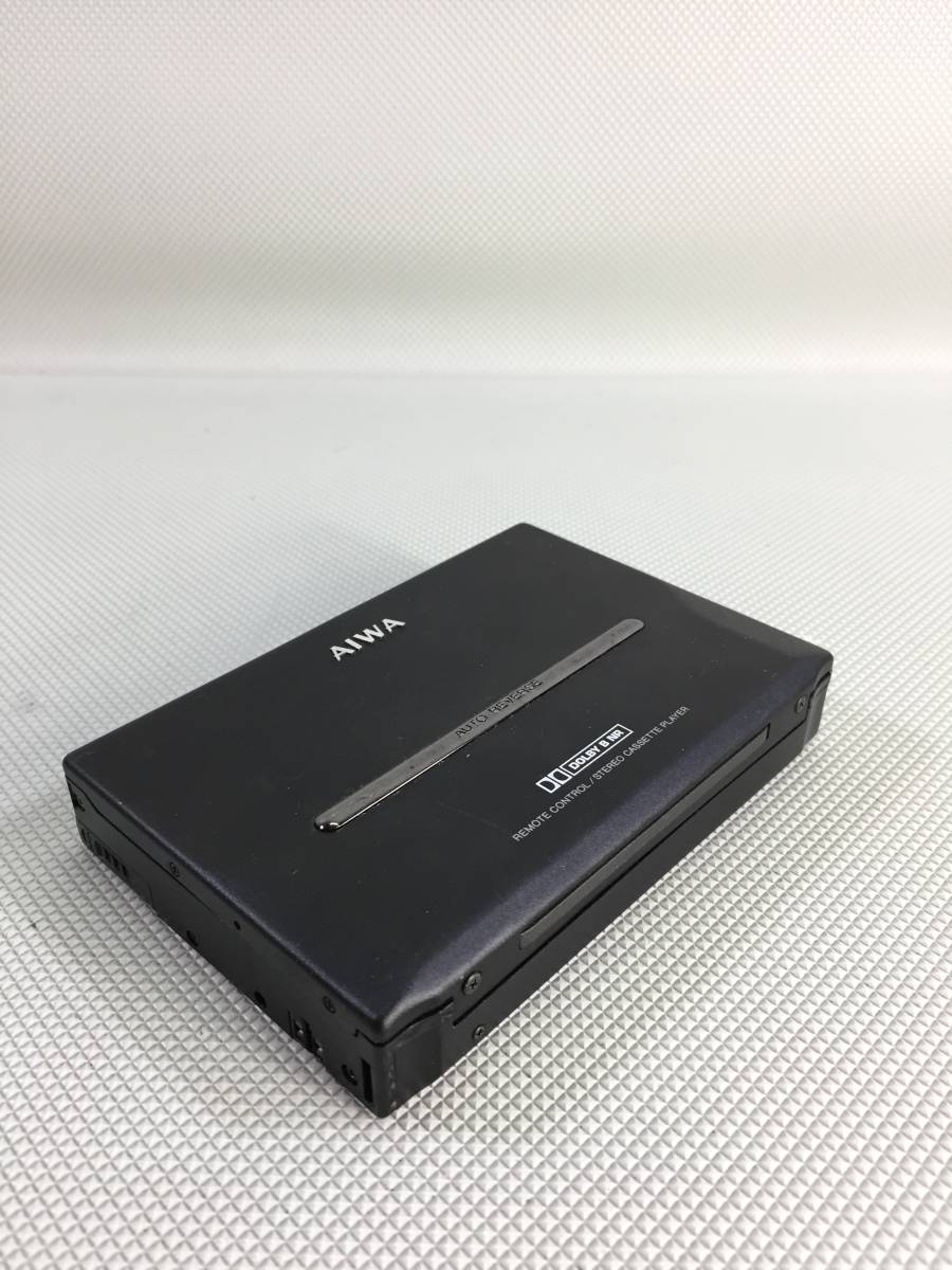 S3292○AIWA アイワ ステレオカセットプレーヤー　ポータブルプレーヤー HS-PL55 バッテリー PB-S5 修理前提 部品取り 【ジャンク】_画像6