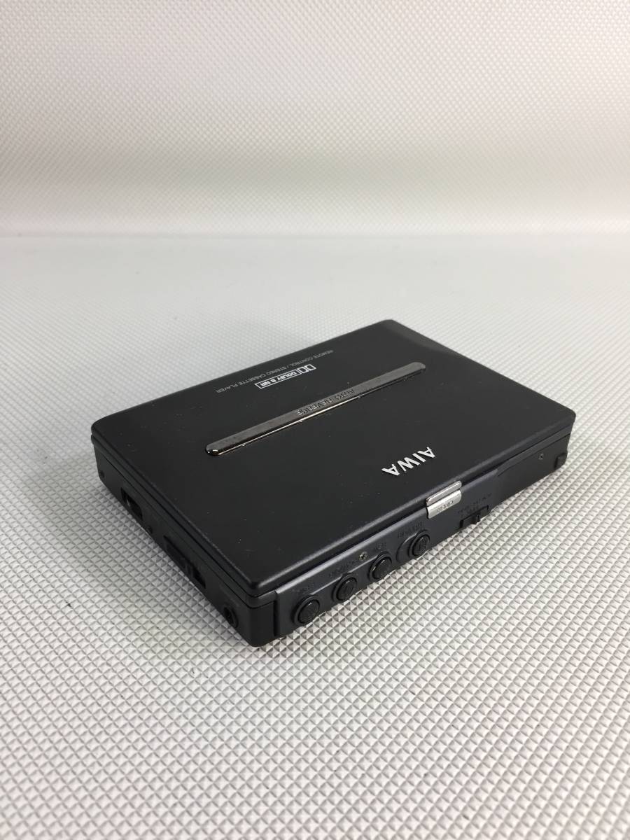 S3292○AIWA アイワ ステレオカセットプレーヤー　ポータブルプレーヤー HS-PL55 バッテリー PB-S5 修理前提 部品取り 【ジャンク】_画像5