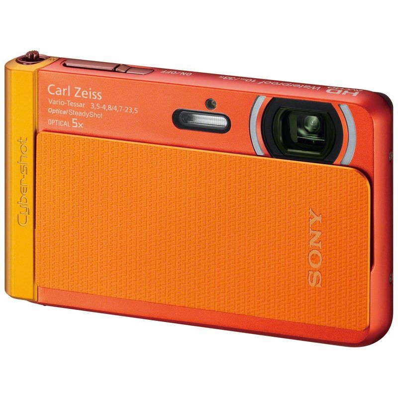 【★大感謝セール】 SONY デジタルカメラ Cyber-shot TX30 光学5倍 オレンジ DSC-TX30-D その他
