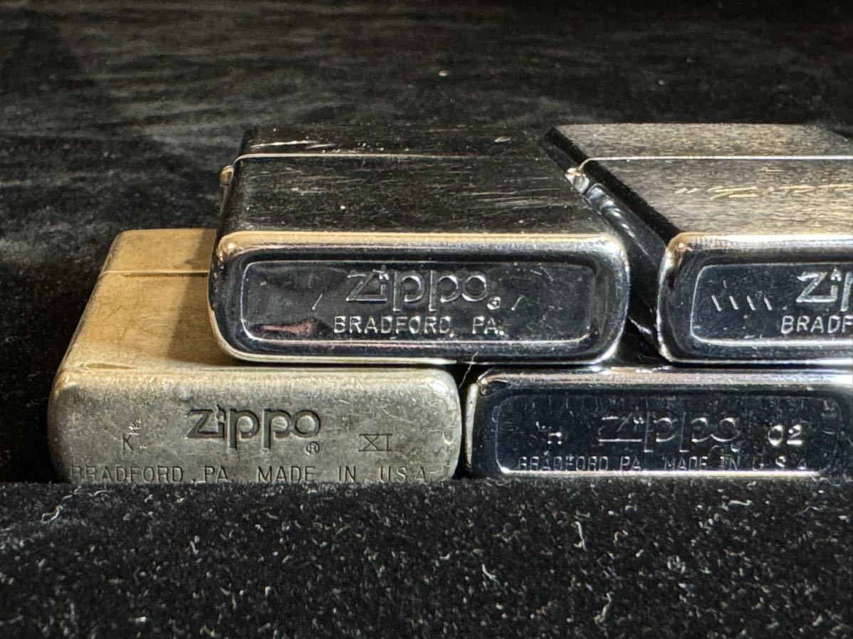 ZIPPO ジッポ 大量 5個セット まとめ ビンテージ 80年代含む 筆記体ロゴ US MARINE CORPS アメリカ海兵隊 ヴィンテージ ブラッシュ加工_画像7