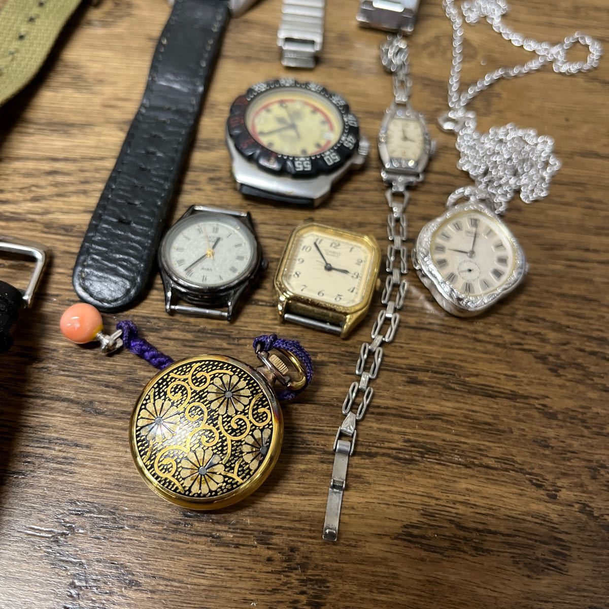 腕時計/懐中時計/SEIKO/セイコー/DOLCE/CITIZEN/シチズン/FOSSLL/TISSOT/CASIO/レトロ/ビンテージ/手巻き/まとめ売り【現状品】_画像10