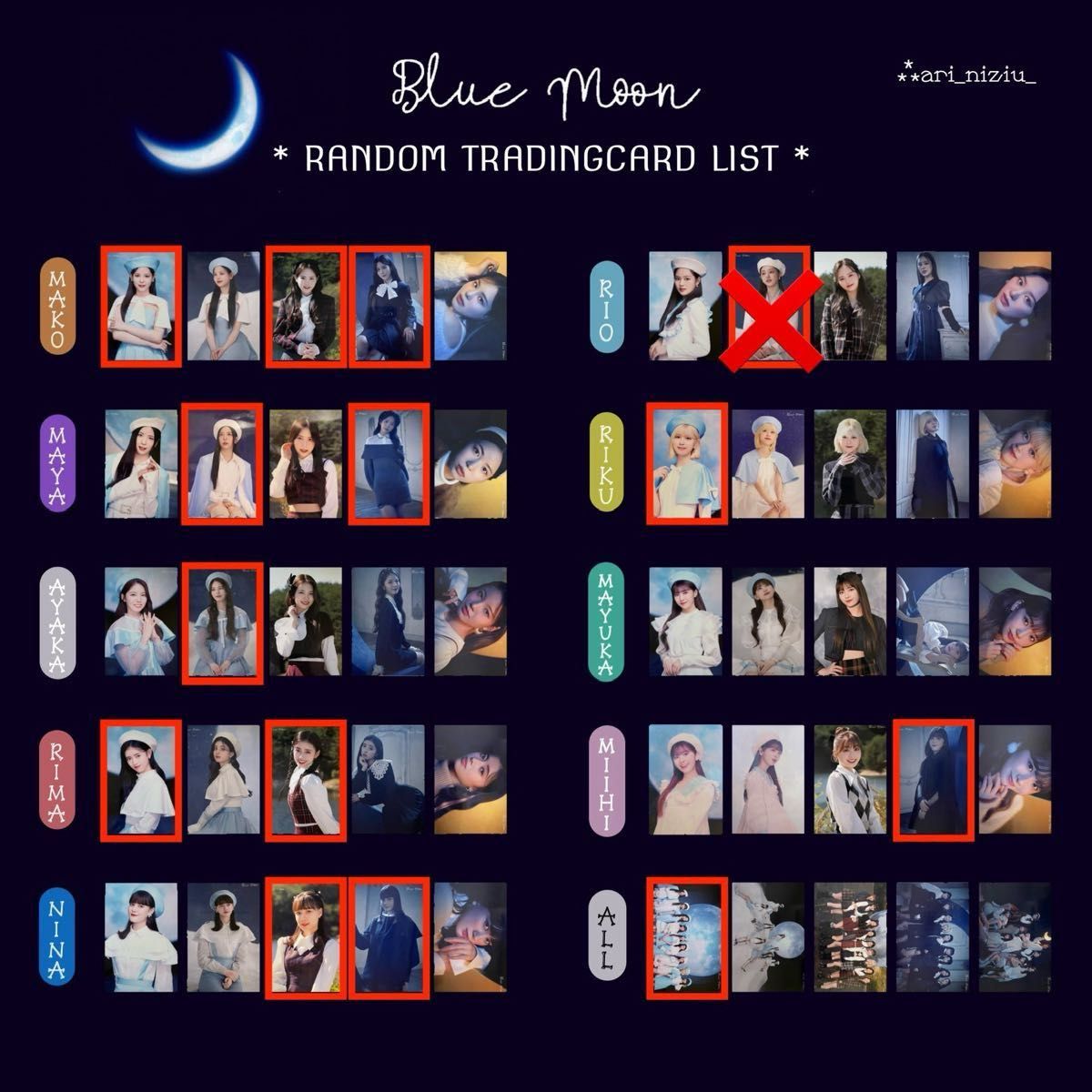 NiziU ALL Blue moon ラントレ|Yahoo!フリマ(旧PayPayフリマ) NiziU ALL Blue moon ラントレ|Yahoo!フリマ(旧PayPayフリマ)