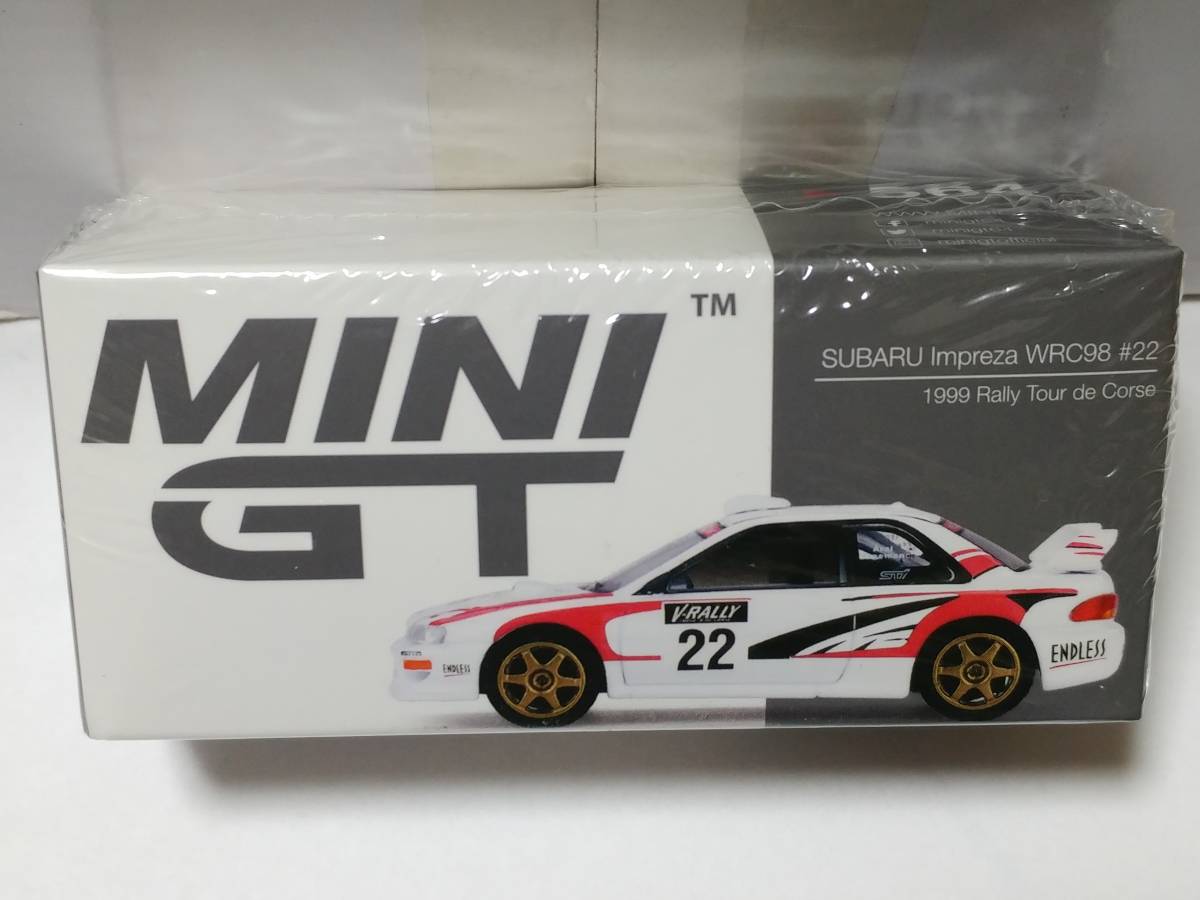 MINI GT 1/64 スバル インプレッサ S5 WRC 98 ラリー・ツールド・コルス1999 #22 左ハンドル MGT00564_画像1