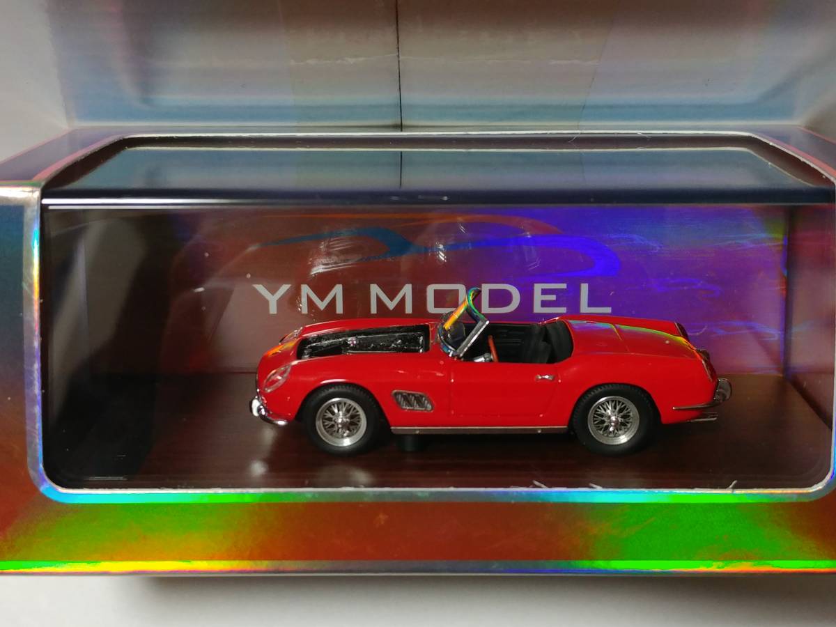 YM 1/64 フェラーリ 250 GT SWB カリフォルニア スパイダー レッド レジン 499台限定_画像2